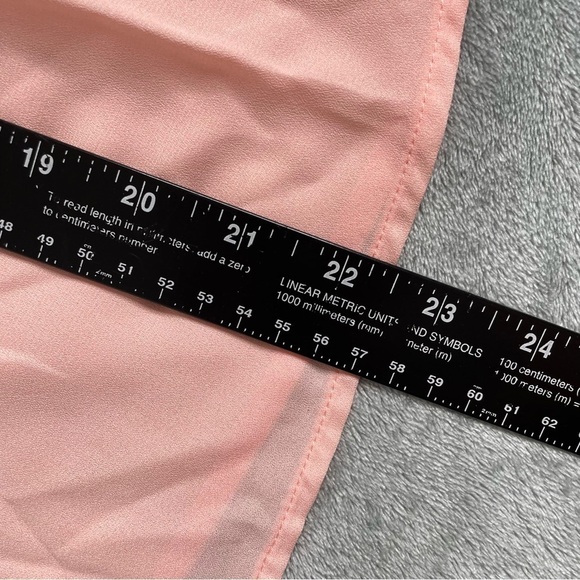 Heart & Hips Coral Orange Off The Shoulder Fiesta Blouse Ruffle Top Size Medium - Picture 9 of 9